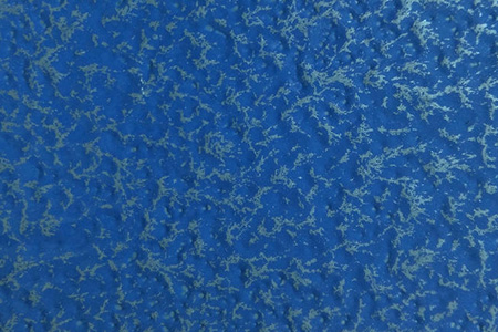 Blue background silver flower